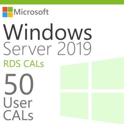 windows server 2019 50 user cals